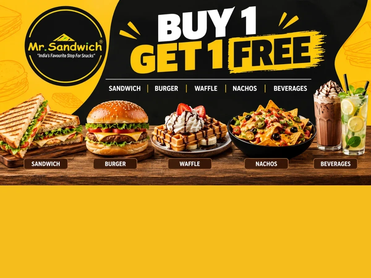 SANDWICH : One Buy & get One Free